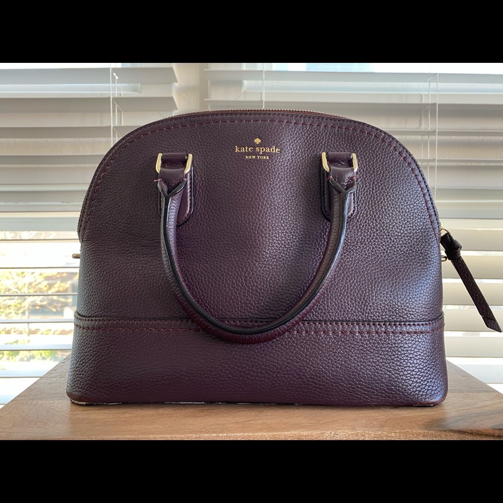 Kate Spade Maroon Maise Satchel